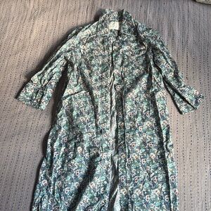 R13 cowboy shirtdress